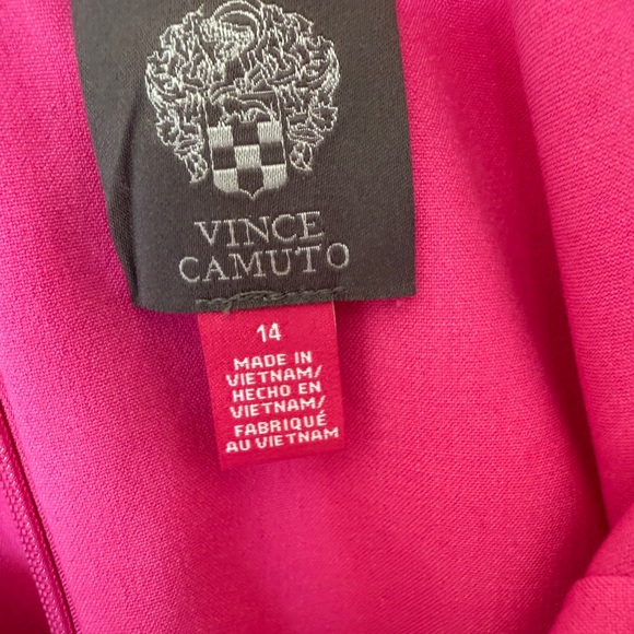 Vince Camuto Strapless Fuchsia Dress - Picture 3 of 3